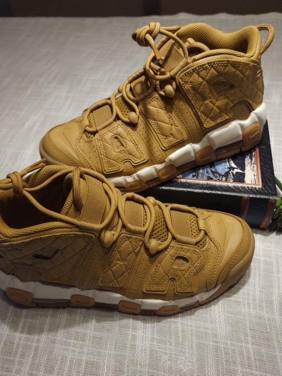 Nike Shoes - Nike Air More Uptempo Wheat Quilted (W)